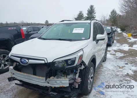 2021 Subaru Forester Premium из США, поврежденный, VIN JF2SKAFC2MH402556